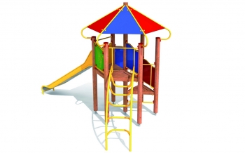 Vaikų žaidimų aikštelės. "Pilies bokštas 03"