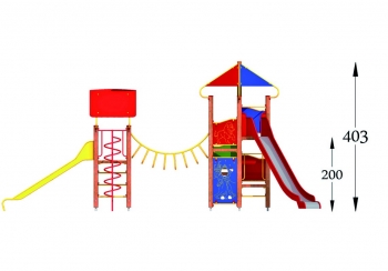 Vaikų žaidimų aikštelė "Pilies bokštas 10MP"