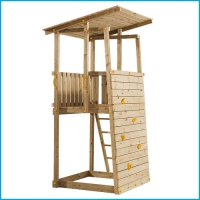 Vaikų žaidimų aikštelės. Bunker bokštas su supynėmis